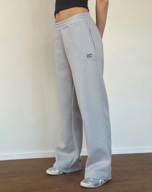 Grey Motel Rocks Loose Women's Joggers | WAU8113FJ