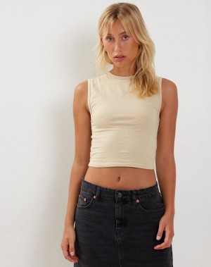 White Motel Rocks Monlo Top Women's Vest | ILS8790ET