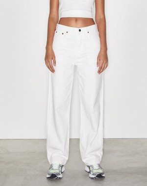 White Motel Rocks Parallel Women's Jeans | JHQ7879FQ