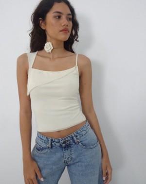 White Motel Rocks Sambu Top Women's Vest | RUO7126TC