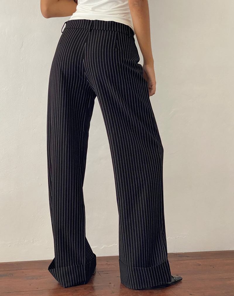 Black Motel Rocks Abba Low Rise Women's Trousers | CBS7820HW