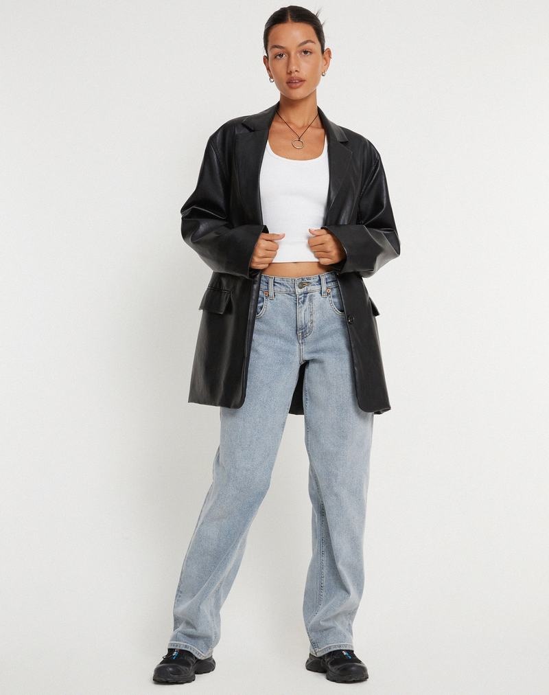 Black Motel Rocks Saken Women's Blazers | XNI9795ZD