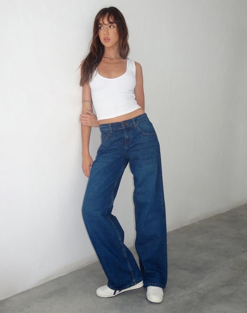 Blue Motel Rocks Low Rise Parallel Women's Jeans | KTF4761SL