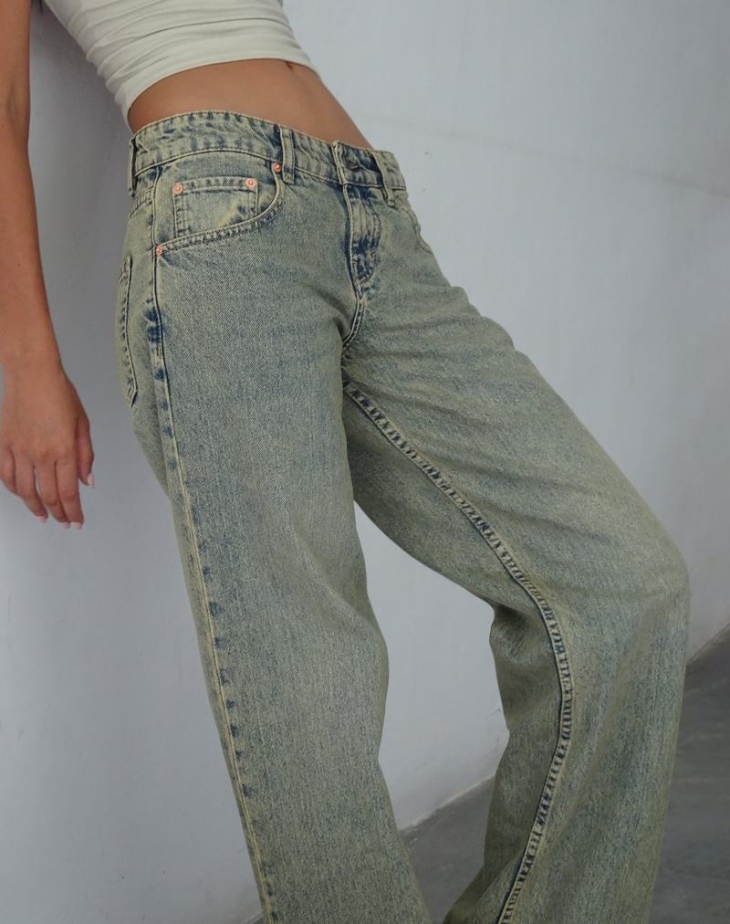 Blue Motel Rocks Low Rise Parallel Women's Jeans | IGF2089DY