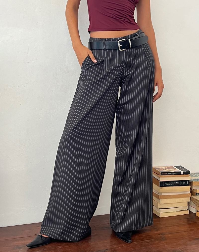 Dark Grey Motel Rocks Sagawa Tailored Women\'s Trousers | ZXA2762DK