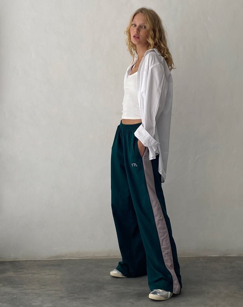 Green Motel Rocks Bedion Oversized Women's Joggers | LKX982MM