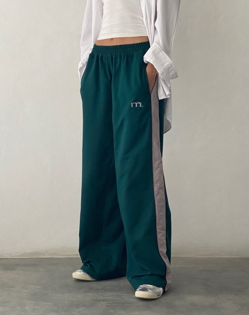 Green Motel Rocks Bedion Oversized Women\'s Joggers | LKX982MM