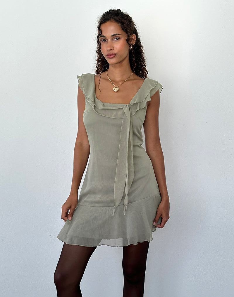 Green Motel Rocks Binita Women's Mini Dress | JDC3184PQ