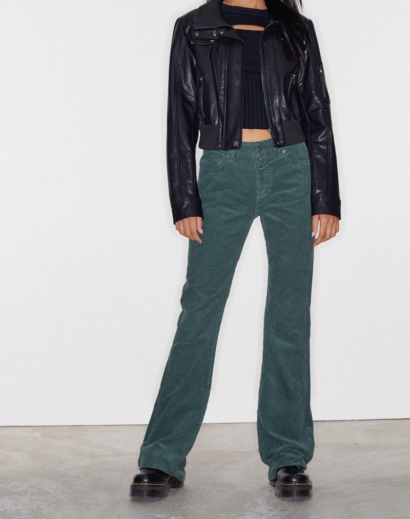 Green Motel Rocks Bootleg Women's Jeans | AUR9578EQ