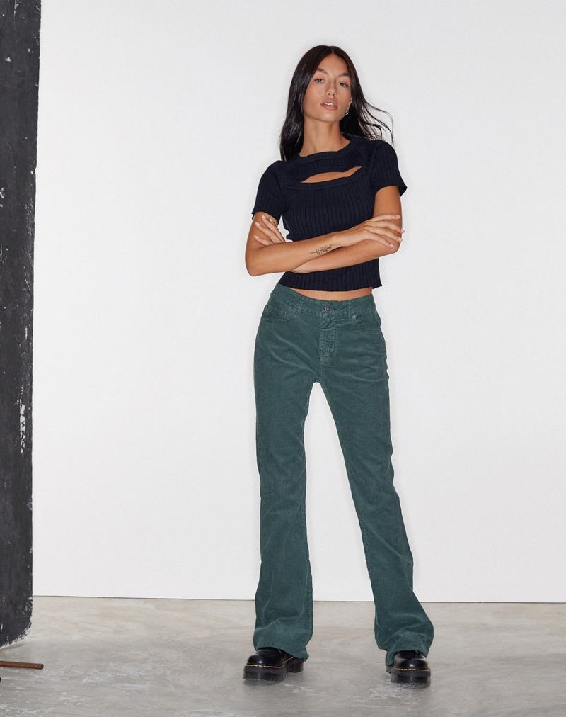 Green Motel Rocks Bootleg Women's Jeans | AUR9578EQ