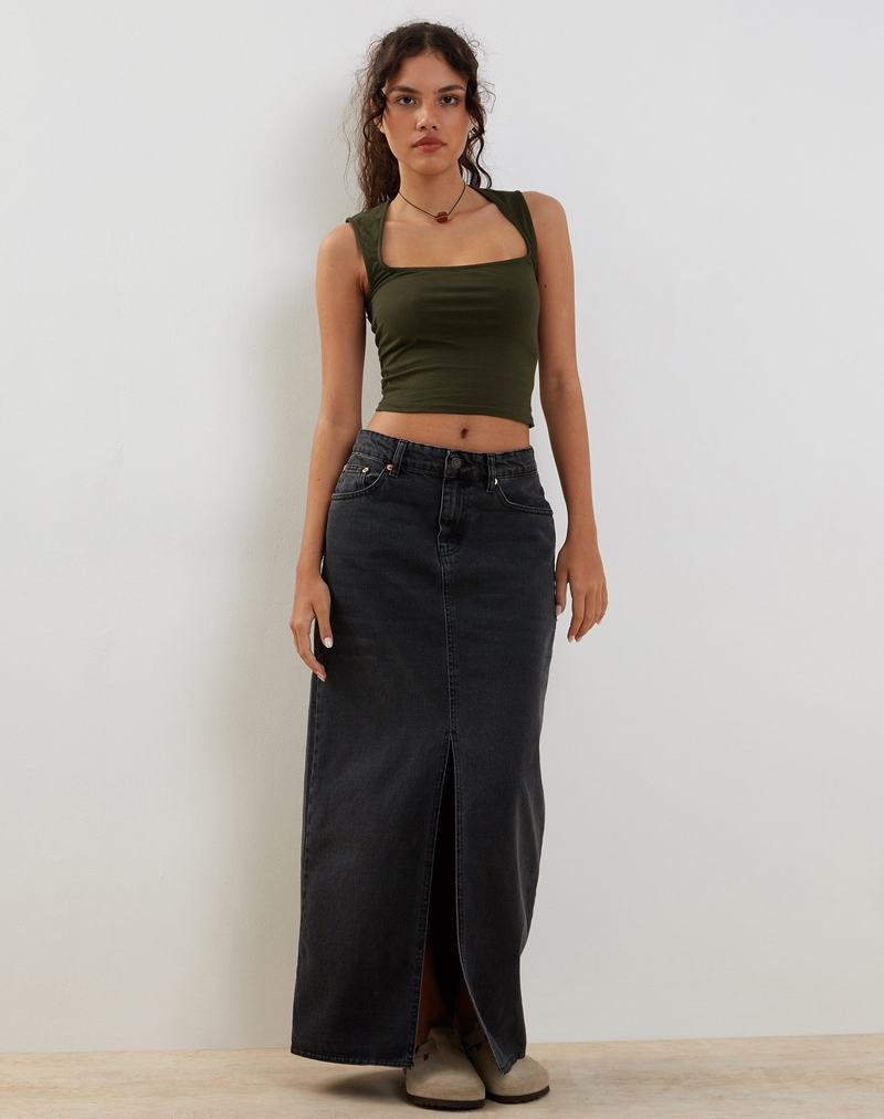 Green Motel Rocks Jinsu Women's Cropped Tops | SEQ10016UA