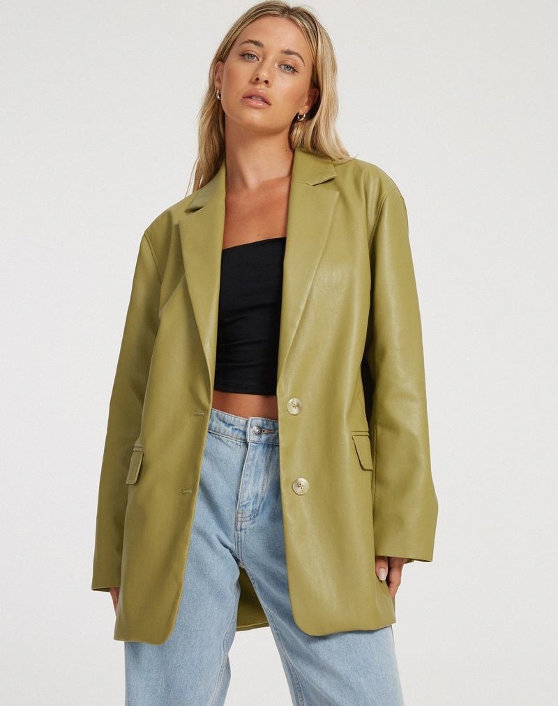 Green Motel Rocks Saken Women\'s Blazers | RKK3893XZ