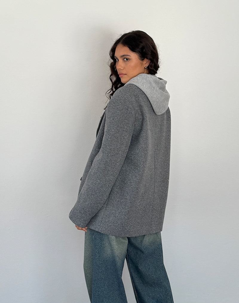 Grey Motel Rocks Binaiya Oversized Women's Blazers | RKC5698YR