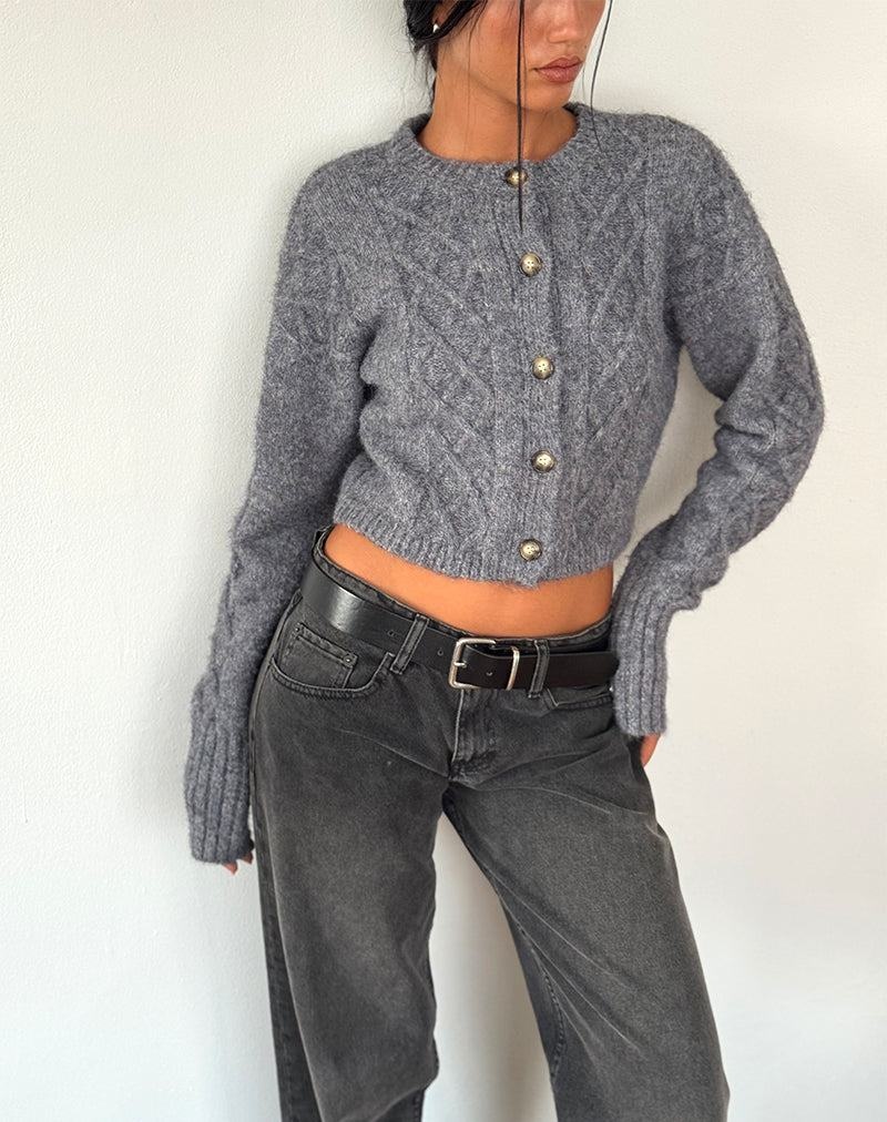 Grey Motel Rocks Rigel Women's Cardigan | YLJ5726PD