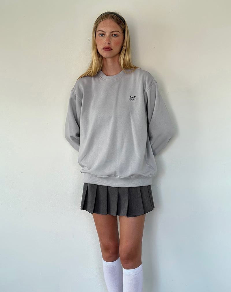 Grey Motel Rocks Tillie Sweatshirt Women's Hoodie | CLY706BW