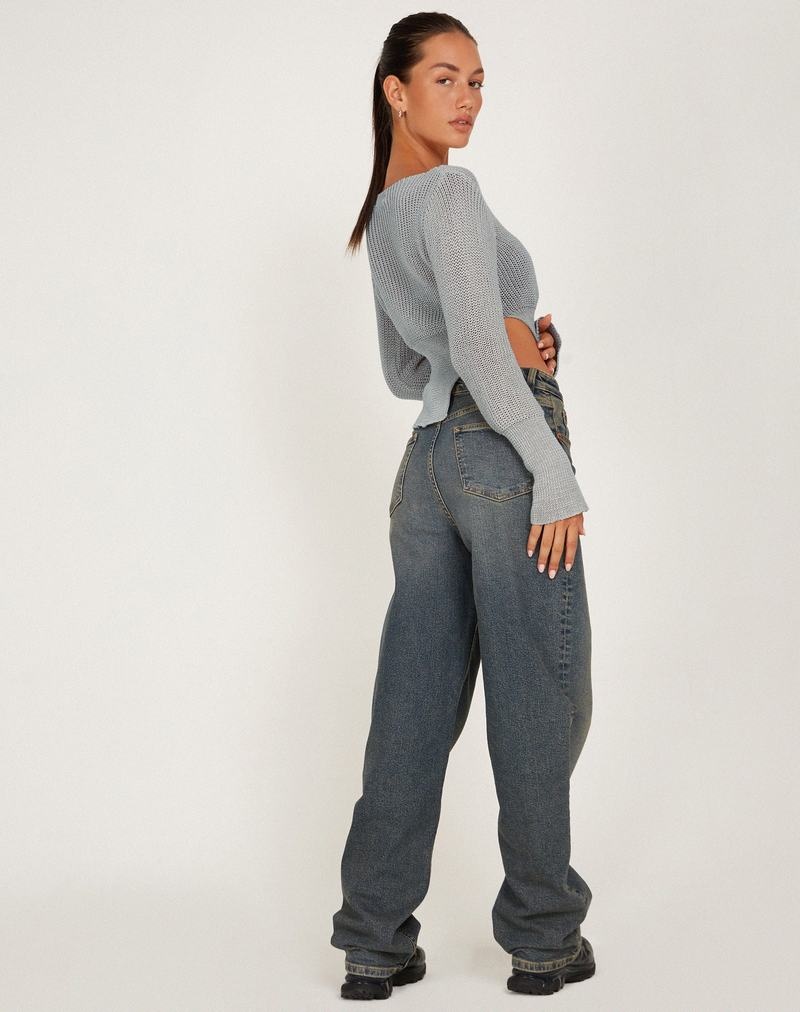 Light Grey Motel Rocks Mazie Women's Jumpers | FNY6730PF