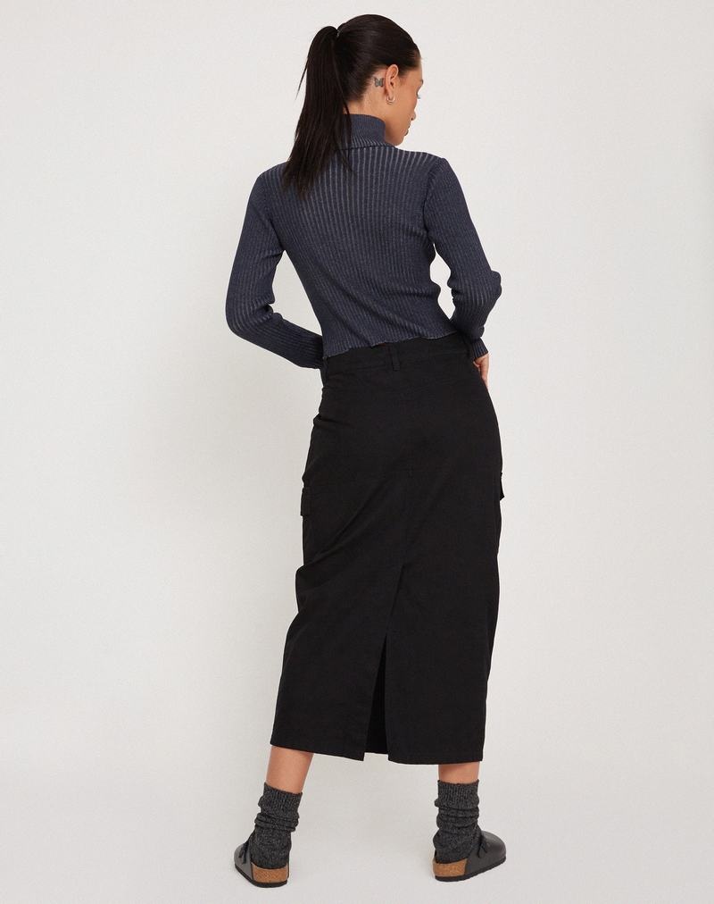 Navy Motel Rocks Tuzifa Cropped Women's Jumpers | VVI6757ME