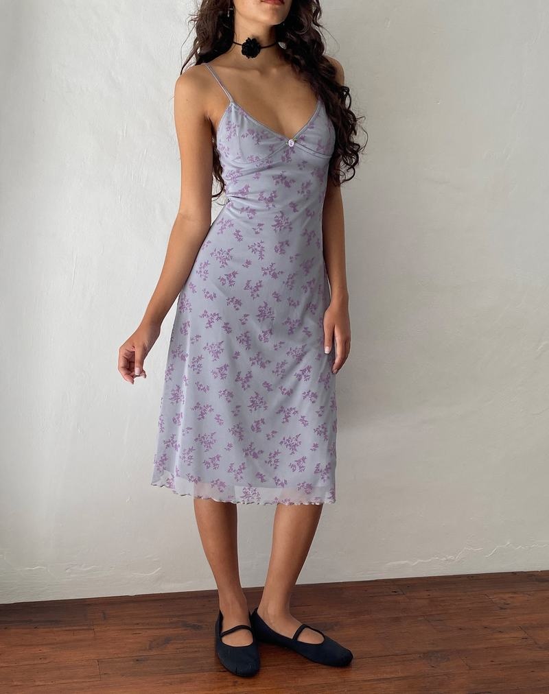 Purple Motel Rocks Rohaya Women's Midi Dress | TMF3934AY