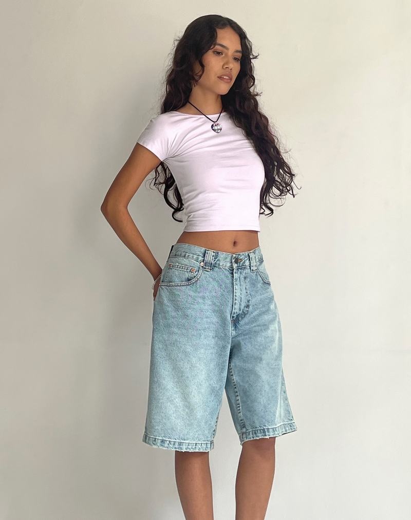 Purple Motel Rocks Xiwang Women's Cropped Tops | GWQ1673MF