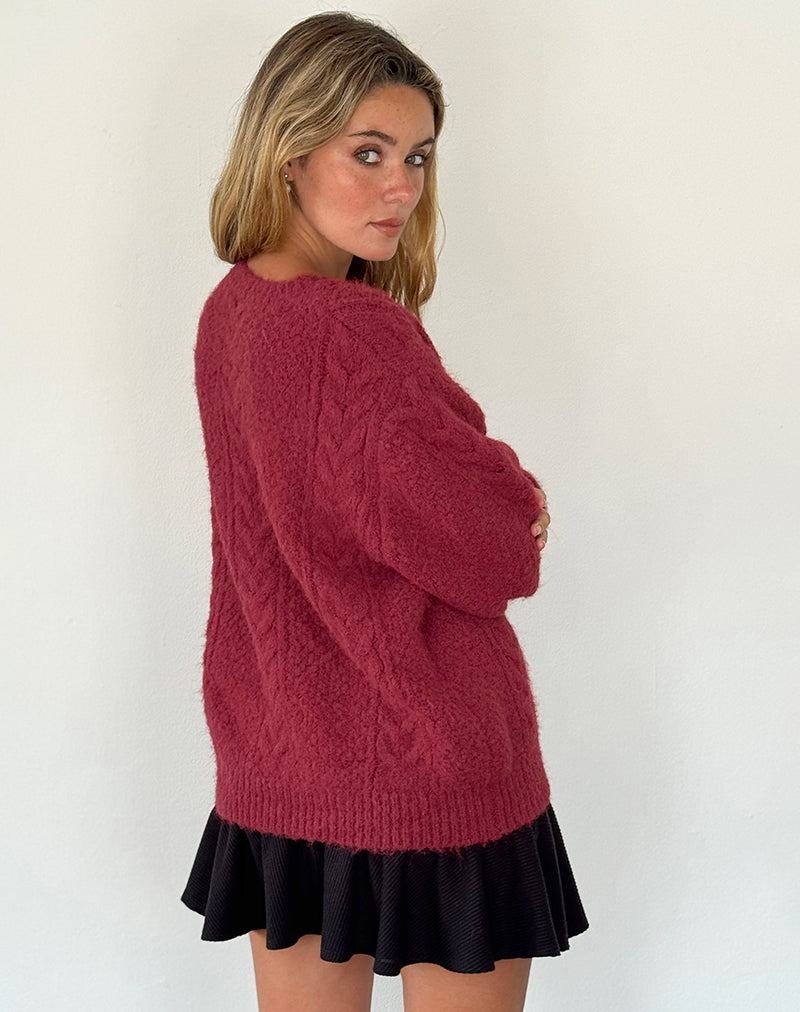 Red Motel Rocks Aceso Women's Cardigan | WNC7325JU