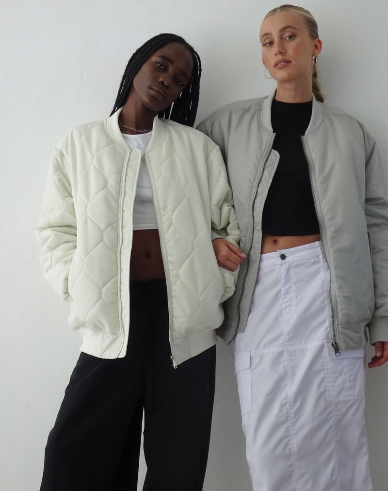 White Motel Rocks Jandi Women's Jackets | IWF2958VA